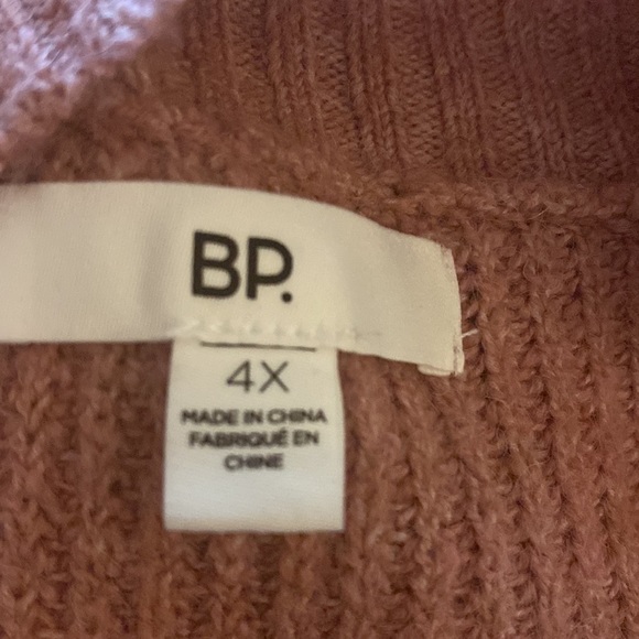 BP. Women's Ribbed Mock Neck Pullover Sweater - Picture 5 of 9